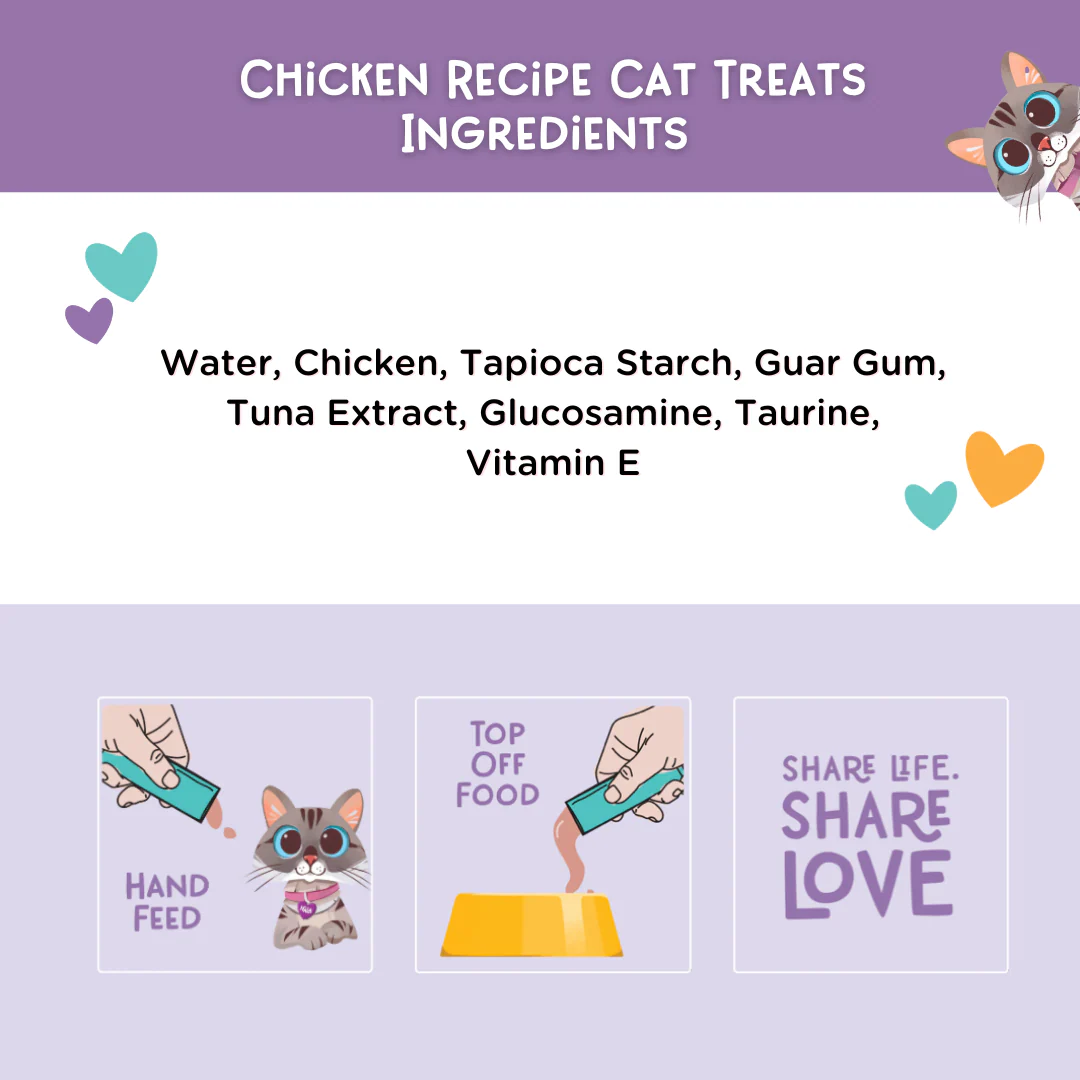 Chicken Recipe Cat Treats, Pack of 4 - Image 2