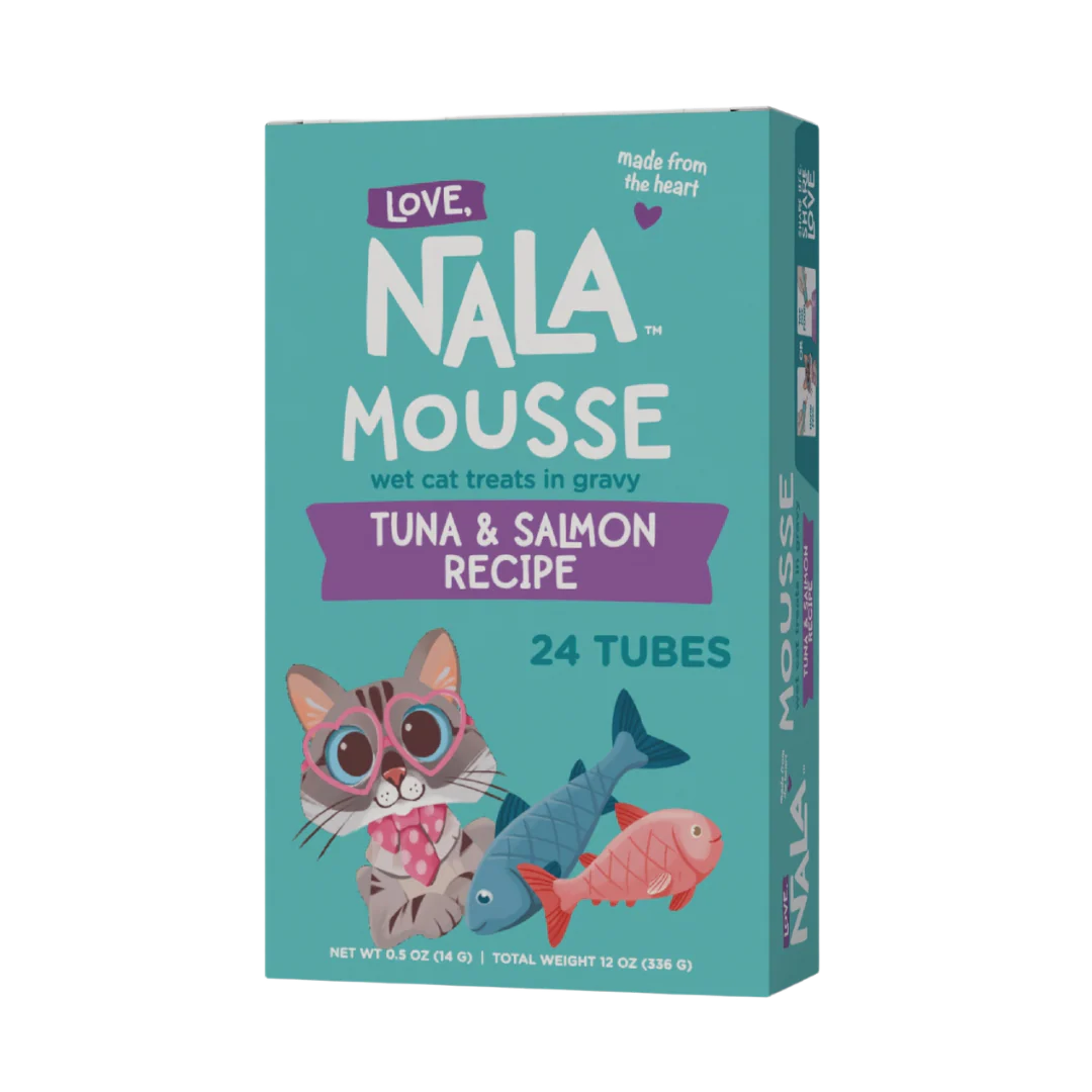 Pack of 24 Tubes Tuna and Salmon Mousse Treats recipes